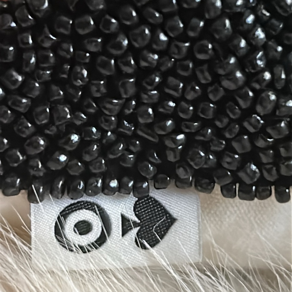 Kate Spade x Target Beaded Lumbar Throw Pillow Black/White Take it Easy NWT - Picture 3 of 6